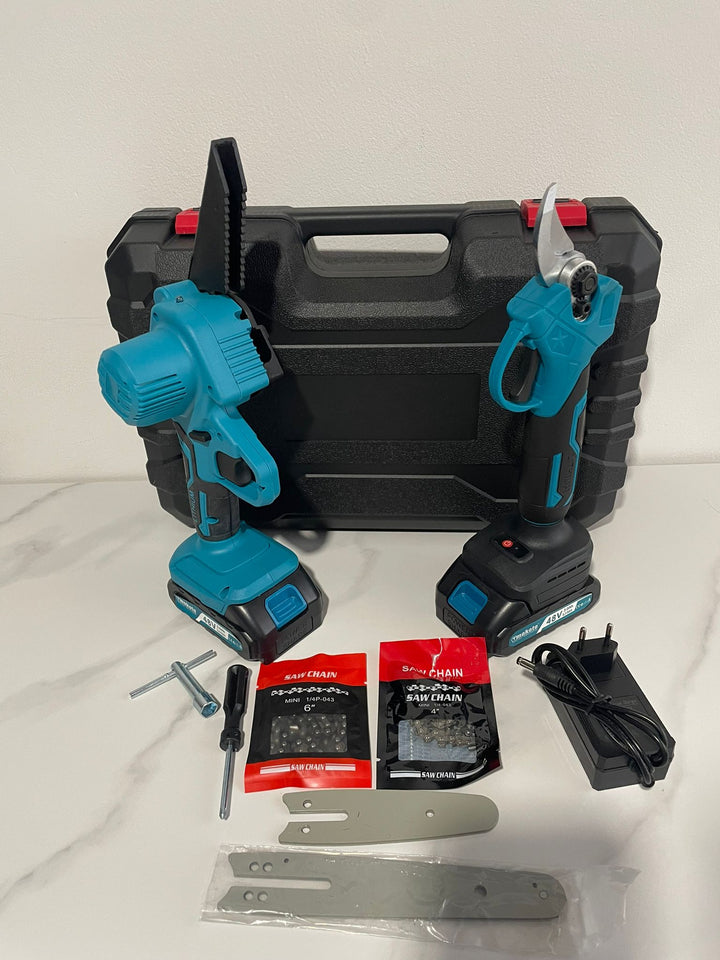 Kit Giardinaggio 2 in 1 Forbice e minisega