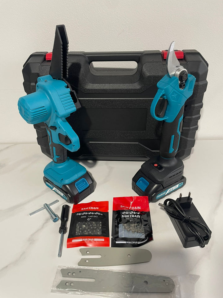 Kit Giardinaggio 2 in 1 Forbice e minisega